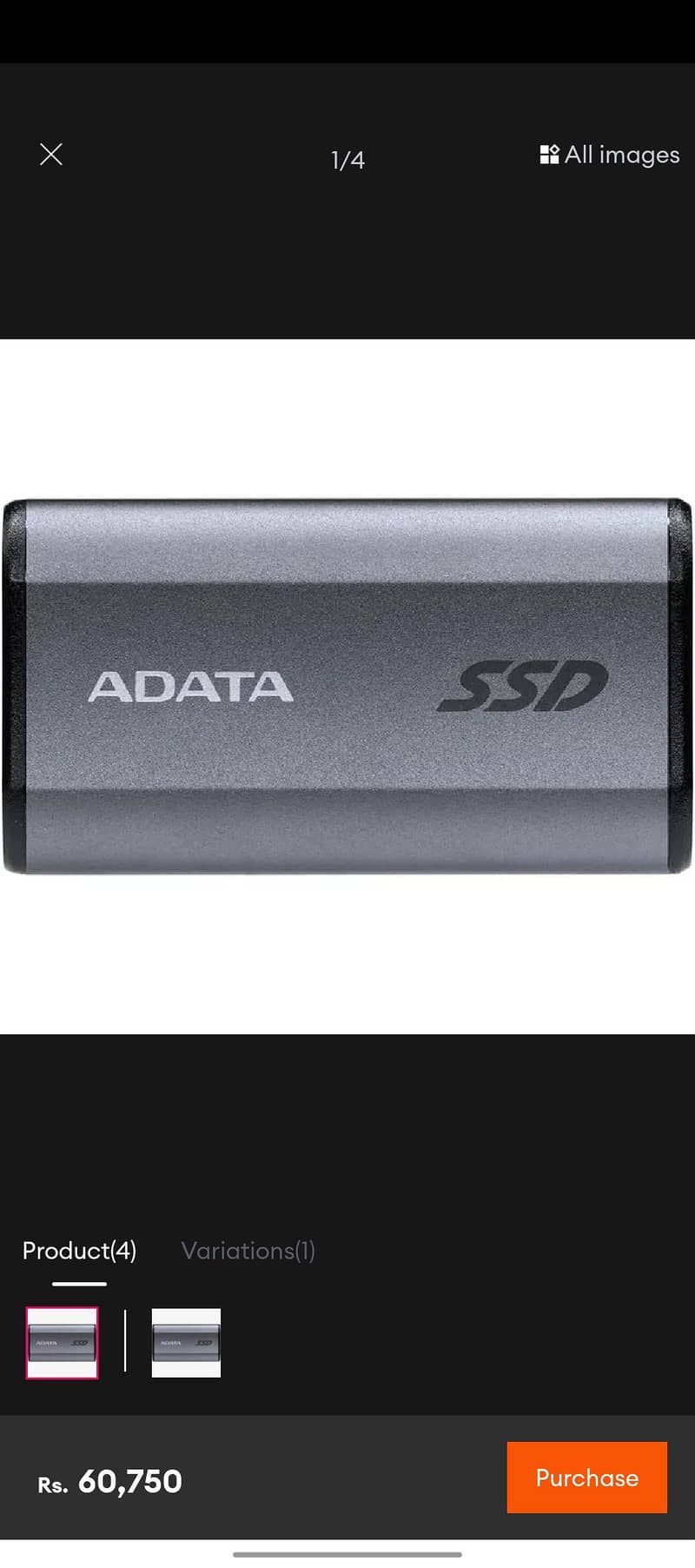 adata 1TB SSD 0