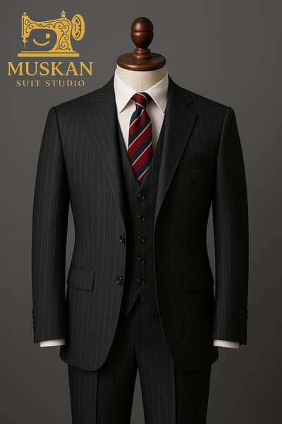 charcoal black pant coat