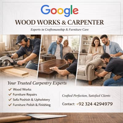 Wood Work & Furniture Repairs, Carpenters, Furniture Polish & Poshish