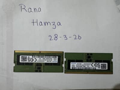 Samsung 2 x 8gb ddr5 5600mhz laptop ram