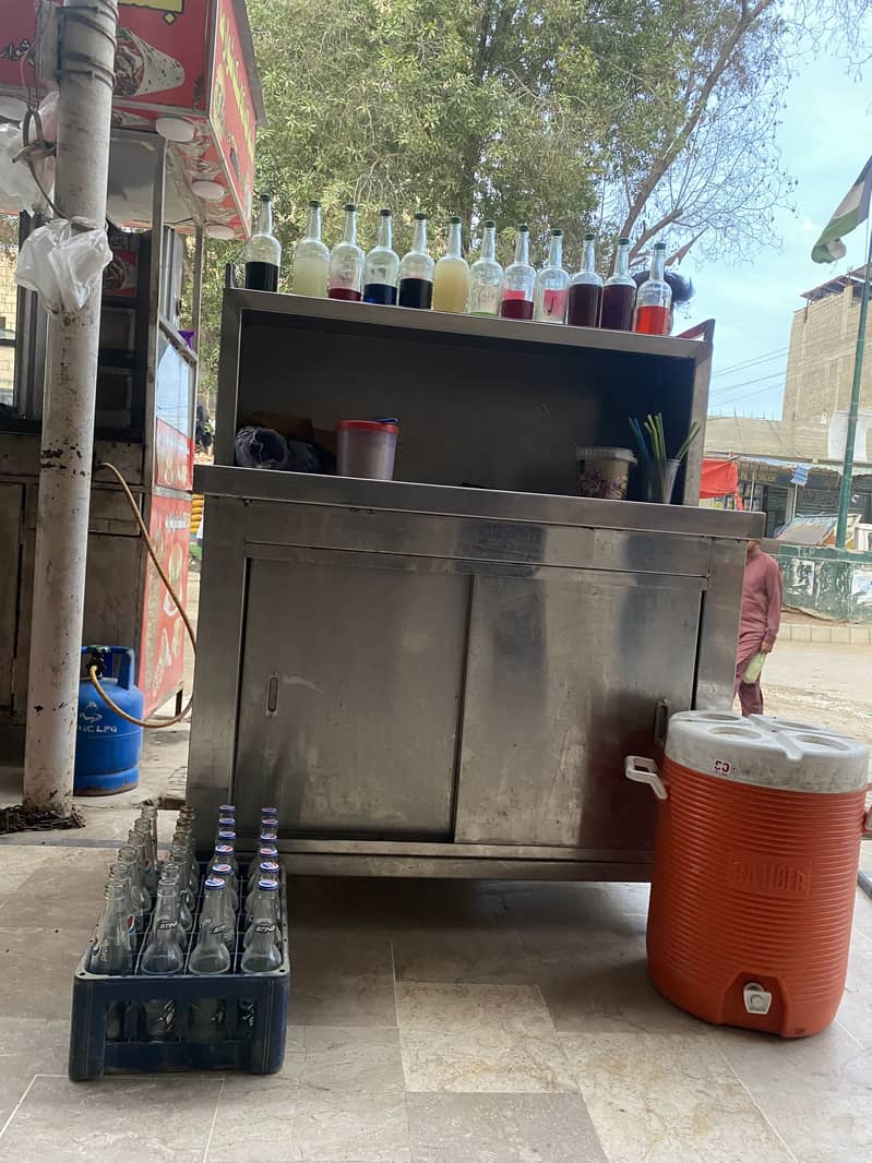 Shawarma and limca complete setup 3