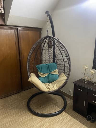 Hanging Egg Swing chair with Stand
