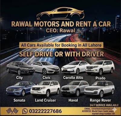 Car Rent Booking on Self Drive/ Daily,Weekly,Monthly Basis/ Rent a Car