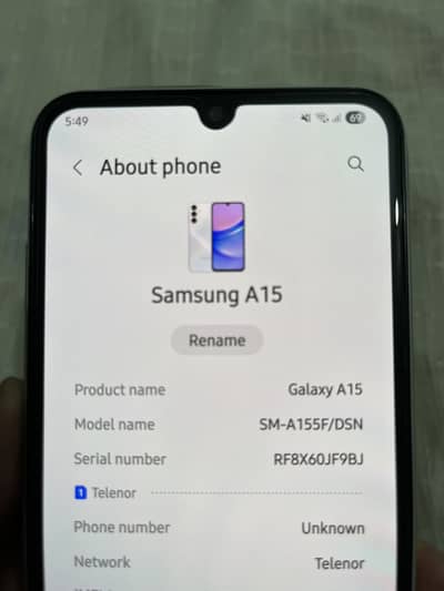 Samsung A15 4g 6/128gb
