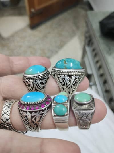 feroza chandi ring