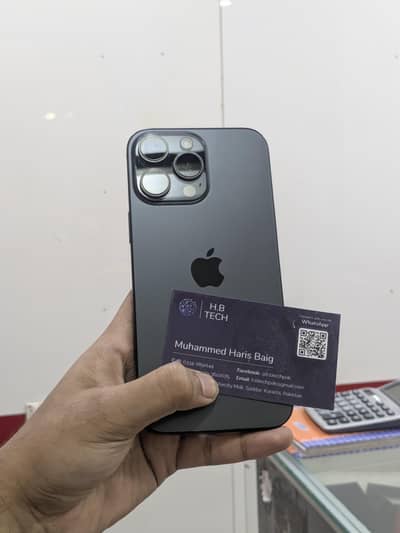 16 pro max 256gb jv 10/10 black