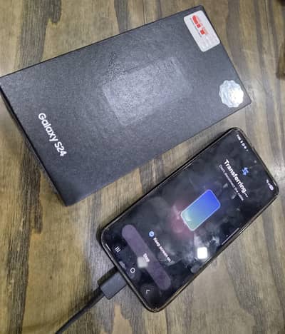 Samsung Mobile S24 -Offical PTA / Box / Cable / 10/10