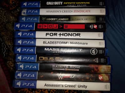 PS4 CDs Bundle 11 Games