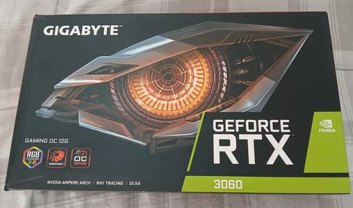 Gigabyte Nvidia RTX 3060 12GB GDDR6 Graphics Card