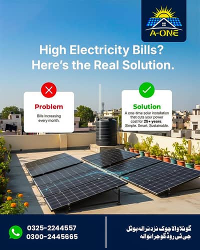 Solar installation 5kw / 6kw / 8Kw / 10Kw /15kw Complete setup