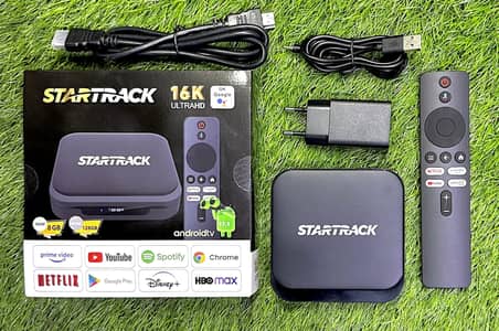 Google Tv original startrack android box ( 8Gb ram 128Gb memory ) new