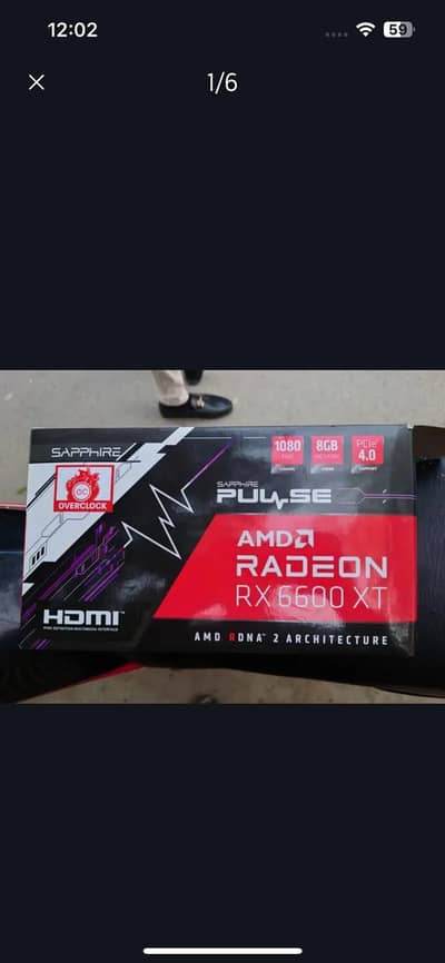 RX 6600xt with box sealed