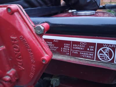 Portable Petrol Generator 2.0 KVA 220V