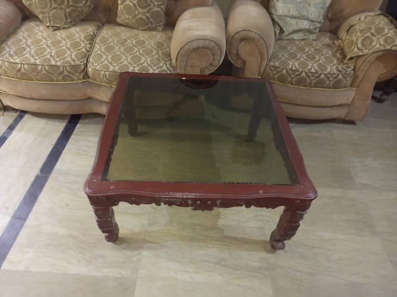 Sofa set 3+2+1 with table 2