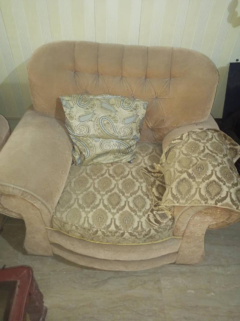 Sofa set 3+2+1 with table 3