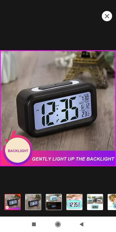 Portable Digital Alarm car  Clock Electronic Travel Alarm watch