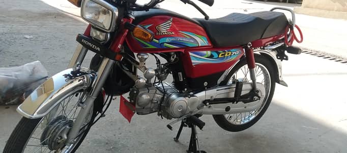Honda CD 70 – 2024, Neat & Clean, Ready to Ride