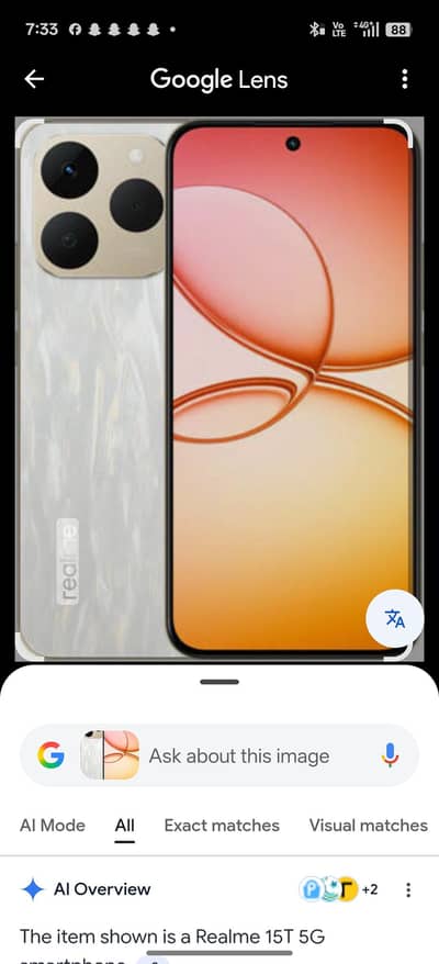 Realme 15t Just 2 weaks Use 8/256 silver colour