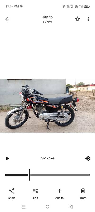 Honda 125 (2017) jeniun parts