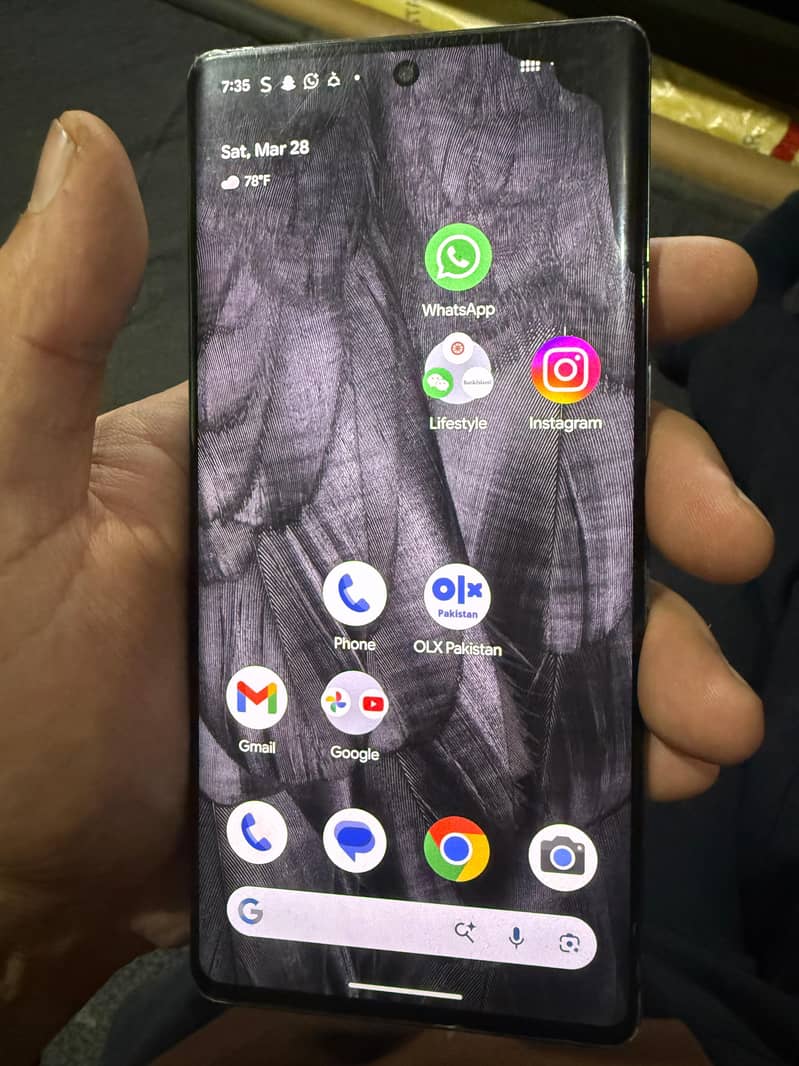 google pixel 7 pro panel damage 2