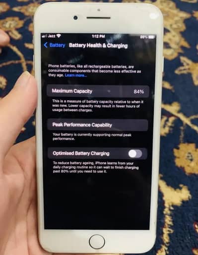 IPhone 8 plus 256 GB 88 battery only WhatsApp number 03490437713
