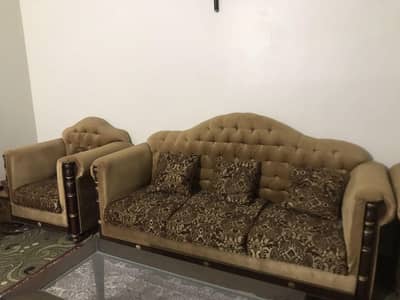 velvet sofa set