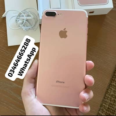 iPhone 7 plus 256 GB PTA approved full box urgent for sale