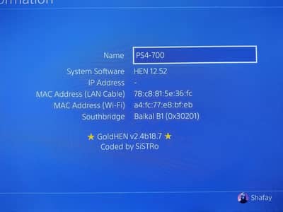 brand new PS4 500gb gold hen jailbreak