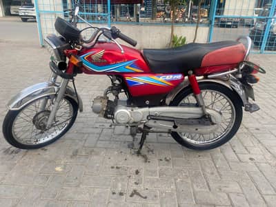 Honda 70 2019 Registered, Genuine Condition, Single Owner – Lahore