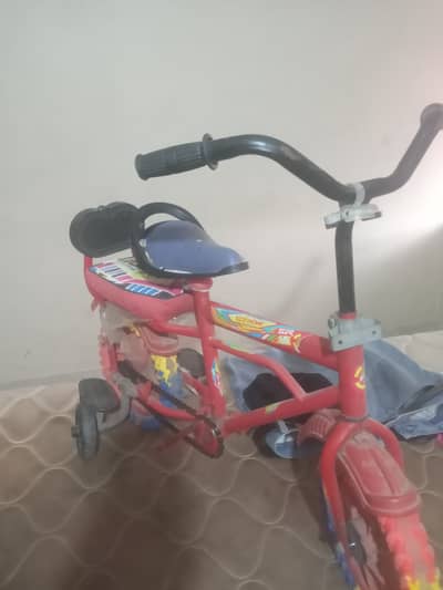 Used bicycle for baby girl.