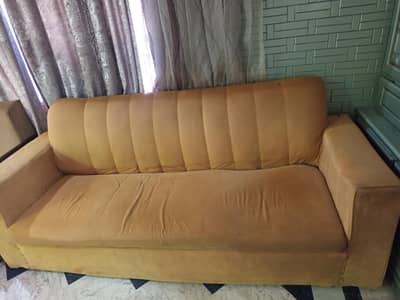 sofa 1 pice 3 seater sofa argent sale  color yellow 