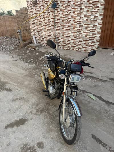 CG 125 golden edition 2024 model new condition 10 number 0320 3602937