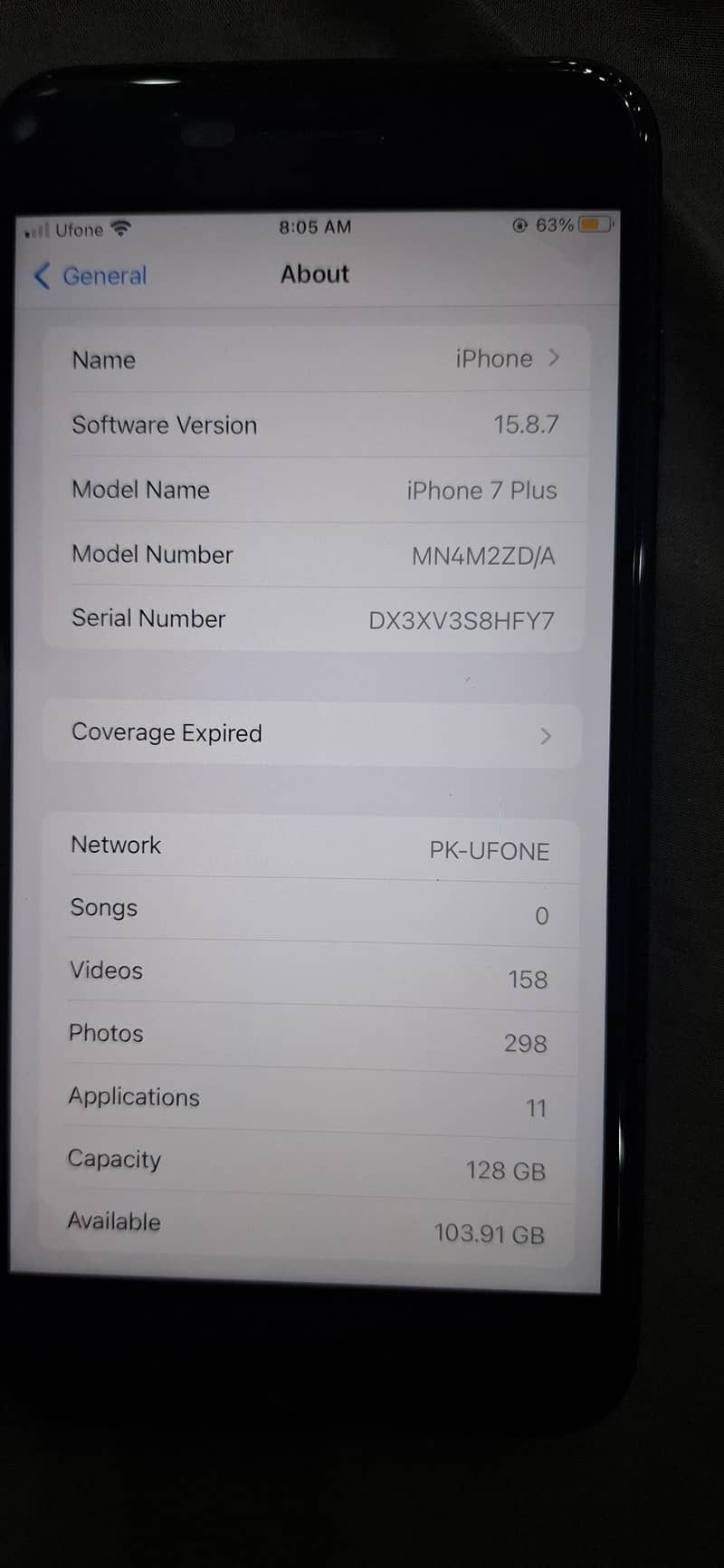 Iphone 7Plus Original PTA Approved 2