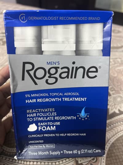 Mens Rogaine Foam USA
