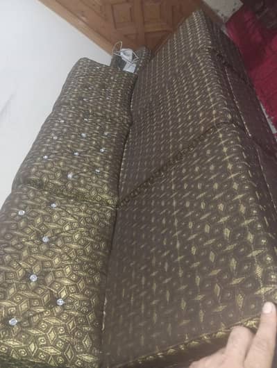 L shape Sofa & Five Seater wooden sofa