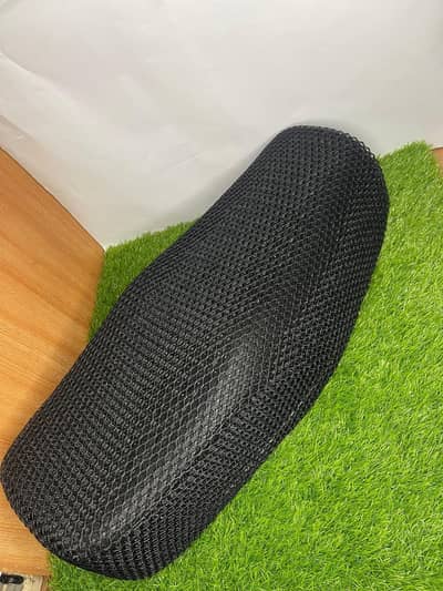 Black Mesh Bike Seat Cover for Extra Comfort and Ventilation
