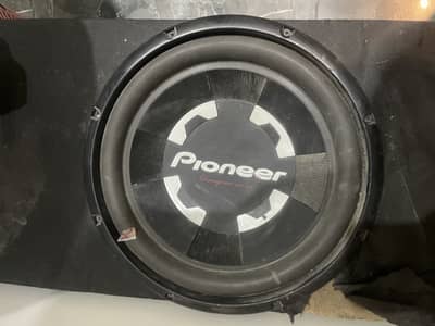 Large size basetube with pioneer speaker, 4 chanel 7500 watt amplifier