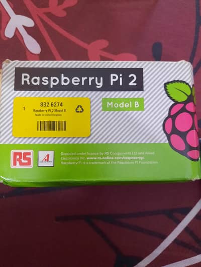 Raspberry Pi 2 Model B - UK made  Original Box with Acrylic Case