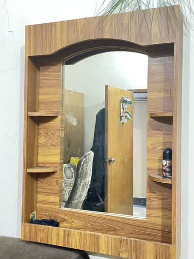 Wall Hanging mirror + dresser