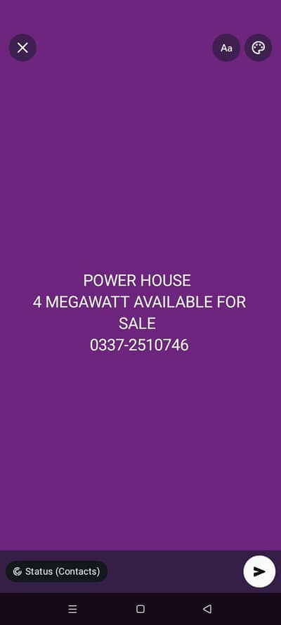4 MEGAWATT powerhouse available for sale
