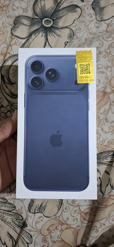 IPhone 17 Pro Max PTA Approved  Box Pack