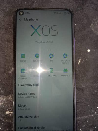 infinix Note 7 Lite box Saath Hai okay Hai chalne Mein Koi issue Nahin