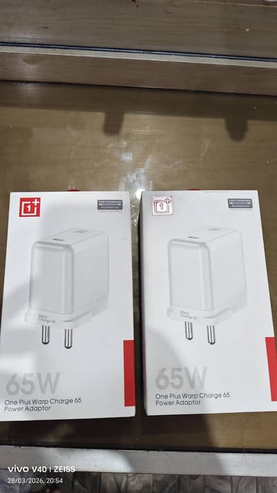 OnePlus 65w Super vooc original charger 2pcs Available