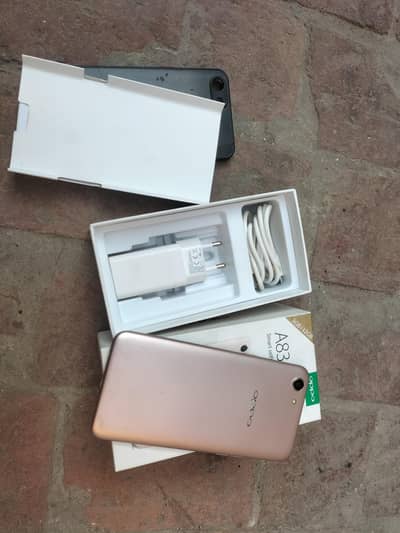 Oppo A83 with All accessories