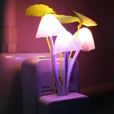Automatic Sensor Mushroom Sensor Night LED Lamp, Night Light with