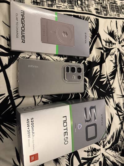 Infinix note 50 with free wireless power bank