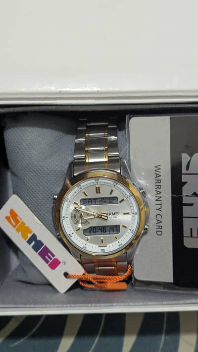 Skmei 2284 Sliver-Gold edition