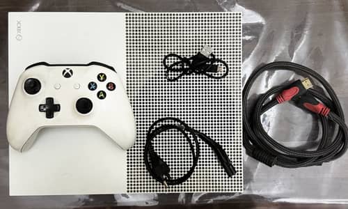 Xbox One S - 500gb [ DISC + DIGITAL SUPPORT ] with 1 controller.