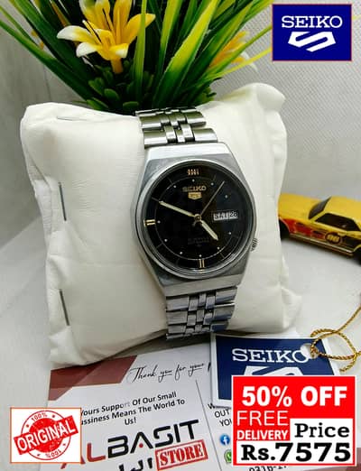 Seiko 5 Citizen Orient Automatic Pre-Owned watch Japan 03161737353