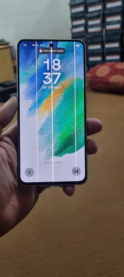 SAMUNG S21 FE 8GB 128GB  3LINE OFFICIAL PTA WITH BOX 03261271600